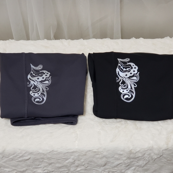 Qty (2) Athleta Sz Small Style 862108 Reflective Crop Leggings - Picture 16 of 16